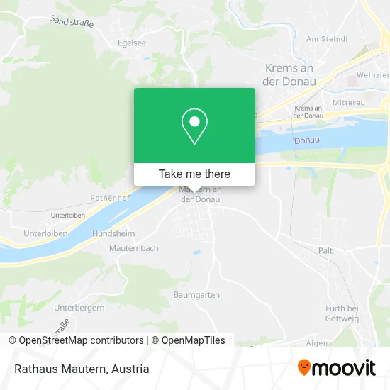 Rathaus Mautern map