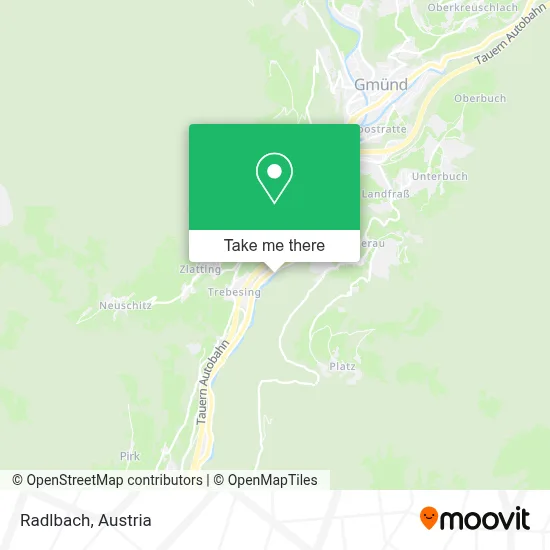 Radlbach map