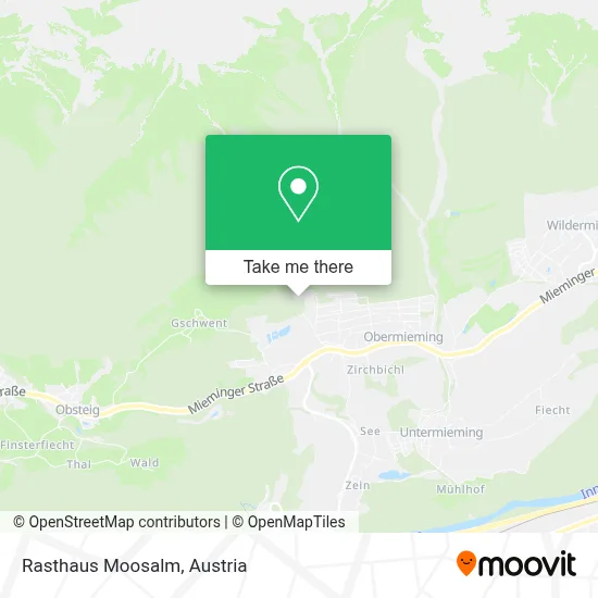 Rasthaus Moosalm map