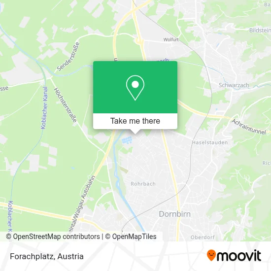 Forachplatz map