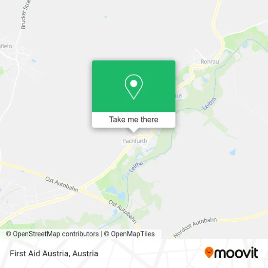 First Aid Austria map