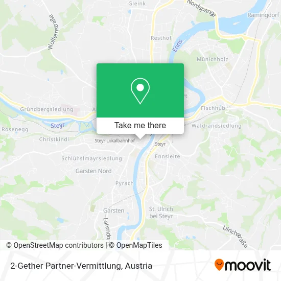 2-Gether Partner-Vermittlung map