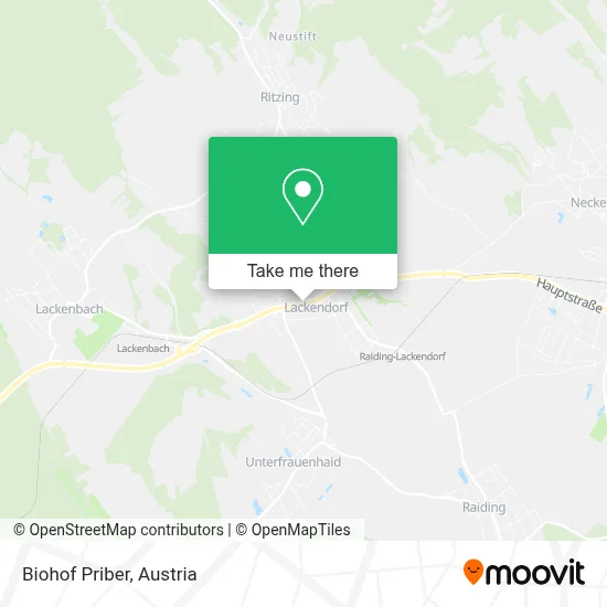 Biohof Priber map