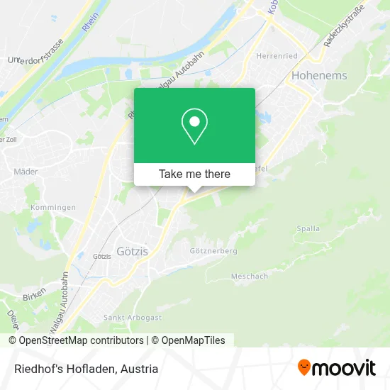 Riedhof's Hofladen map