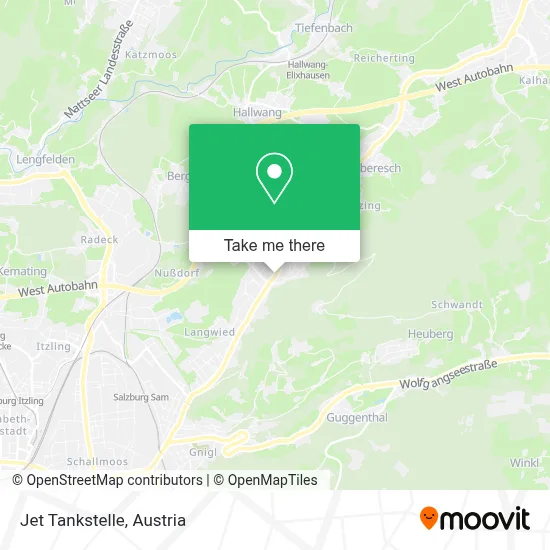 Jet Tankstelle map