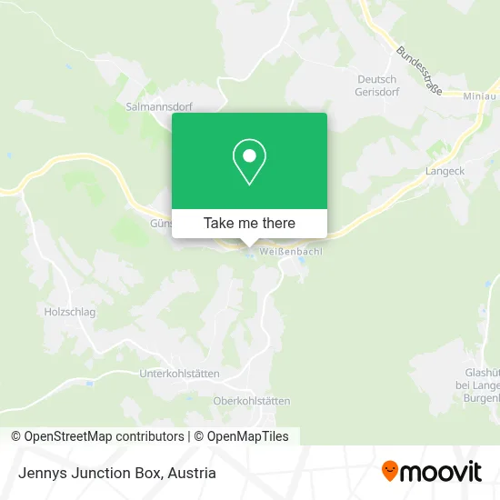 Jennys Junction Box map