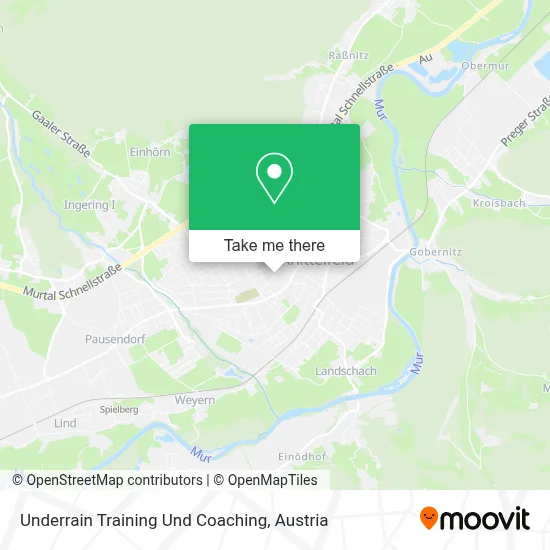 Underrain Training Und Coaching map