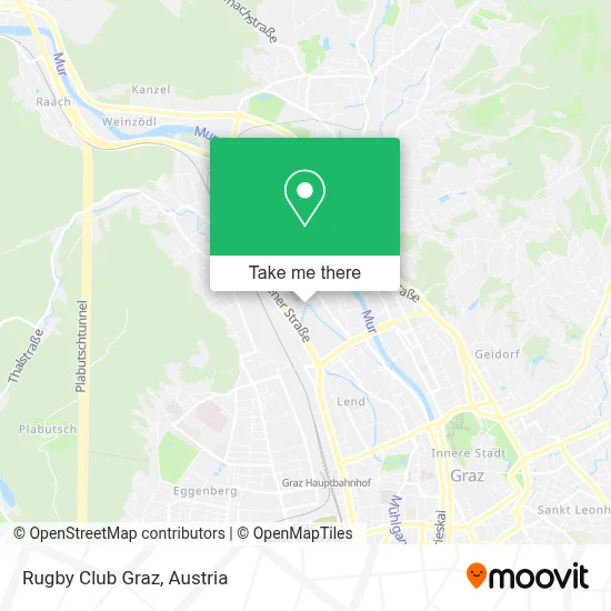Rugby Club Graz map