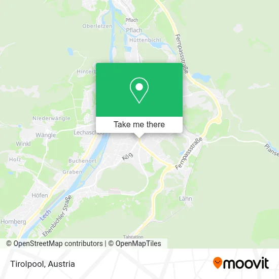 Tirolpool map