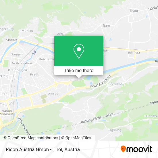 Ricoh Austria Gmbh  - Tirol map