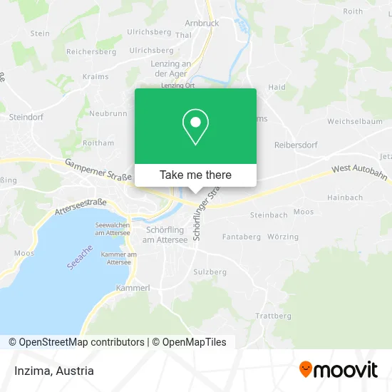 Inzima map