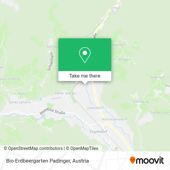 Bio-Erdbeergarten Padinger map