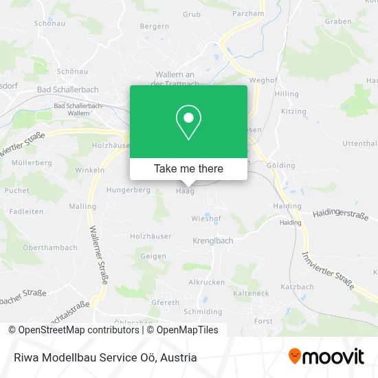 Riwa Modellbau Service Oö map