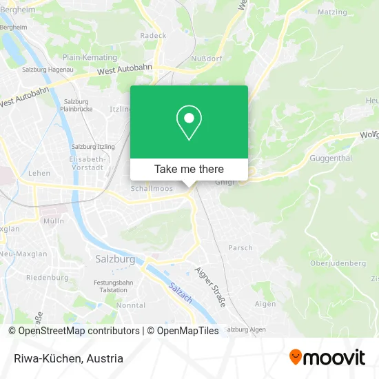 Riwa-Küchen map