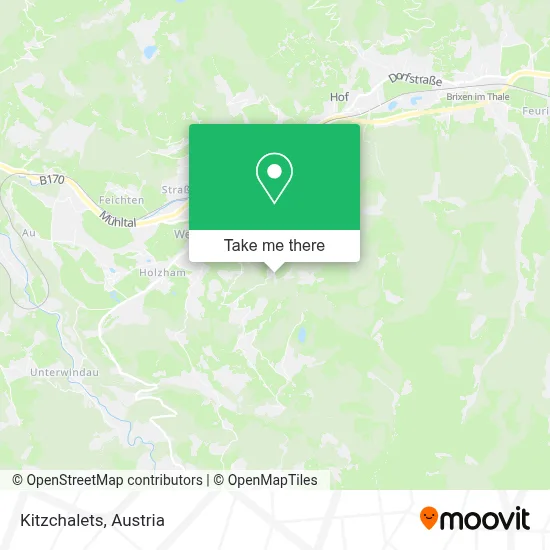 Kitzchalets map