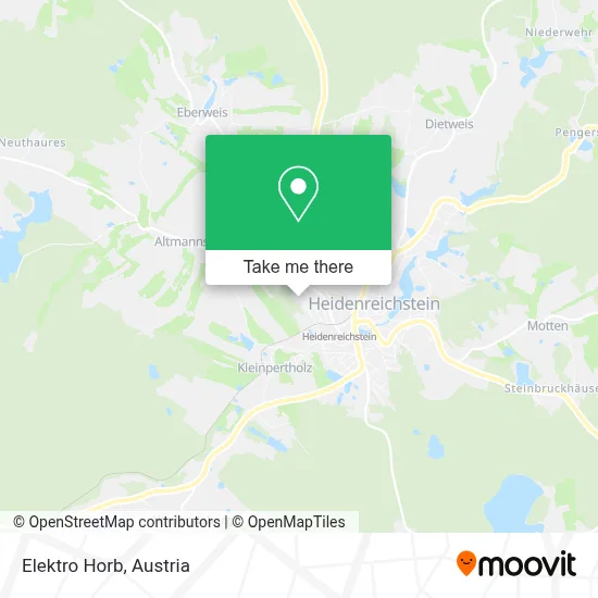 Elektro Horb map