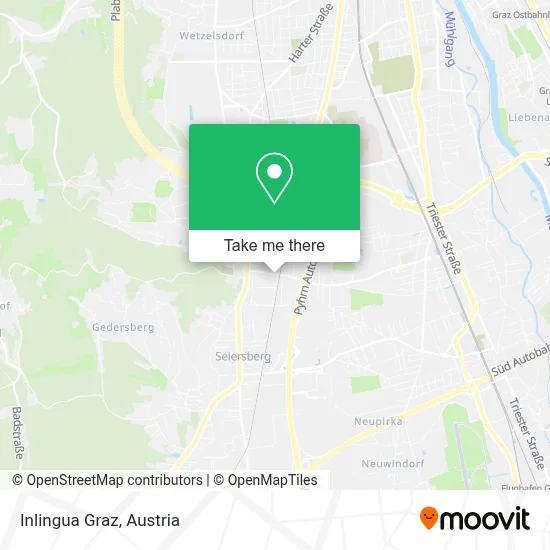 Inlingua Graz map