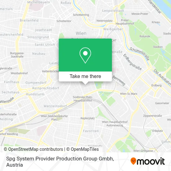 Spg System Provider Production Group Gmbh map