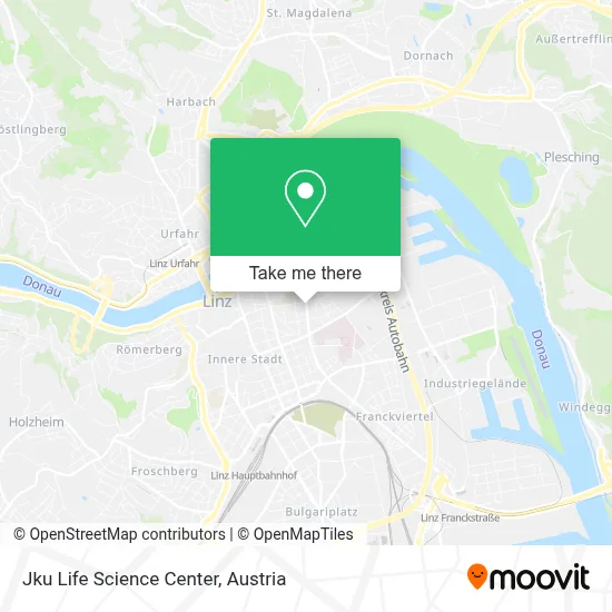 Jku Life Science Center map