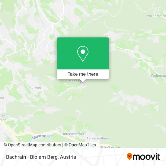 Bachrain - Bio am Berg map