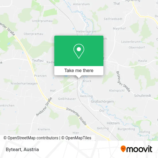 Byteart map