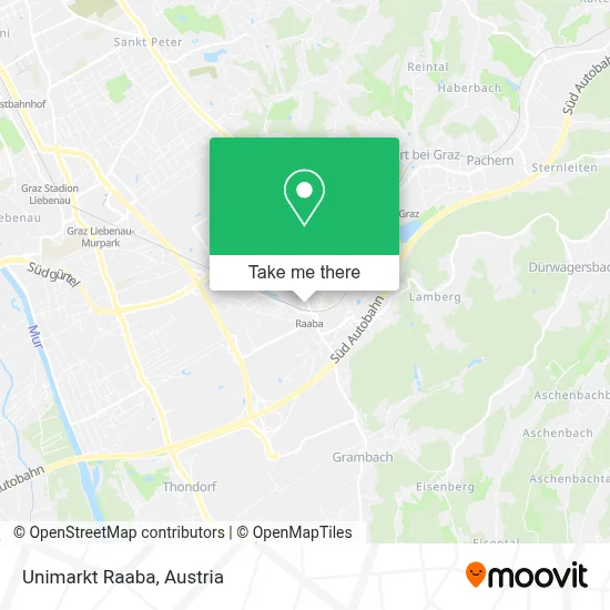 Unimarkt Raaba map
