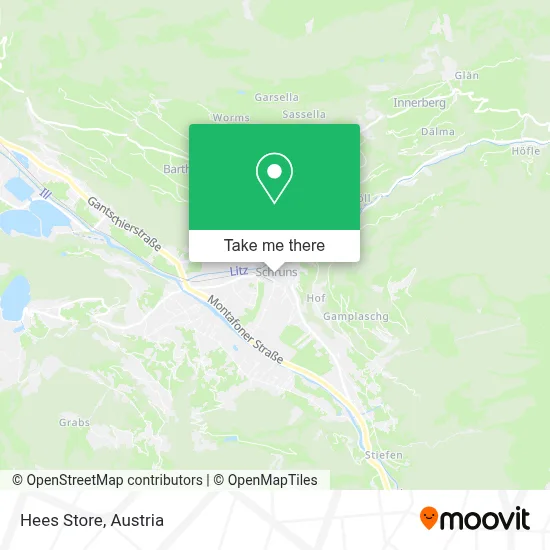 Hees Store map