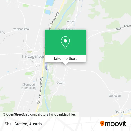 Shell Station map