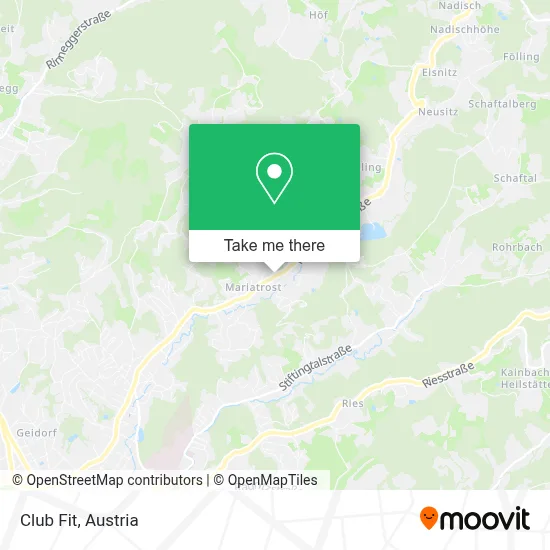 Club Fit map
