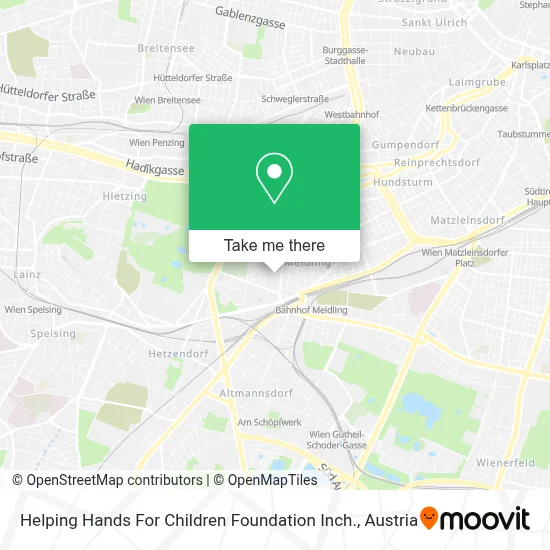 Helping Hands For Children Foundation Inch. map
