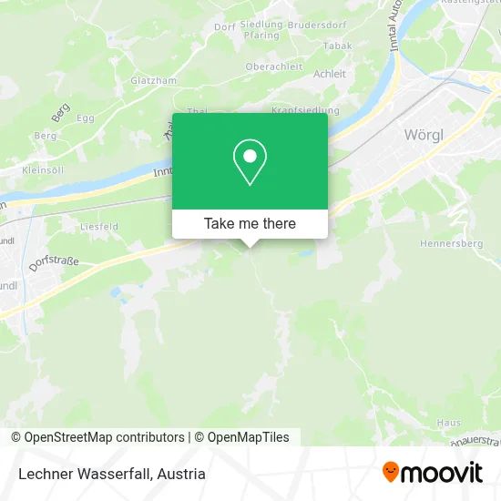 Lechner Wasserfall map