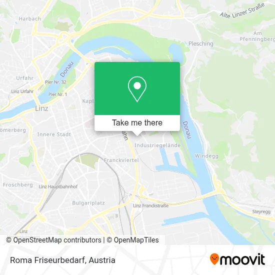 Roma Friseurbedarf map