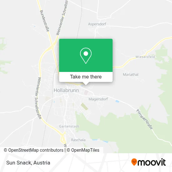 Sun Snack map