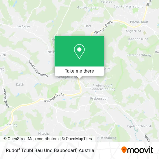 Rudolf Teubl Bau Und Baubedarf map