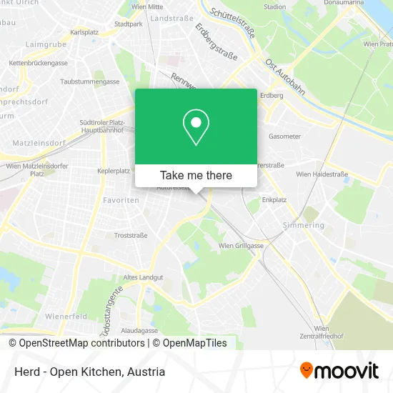 Herd - Open Kitchen map