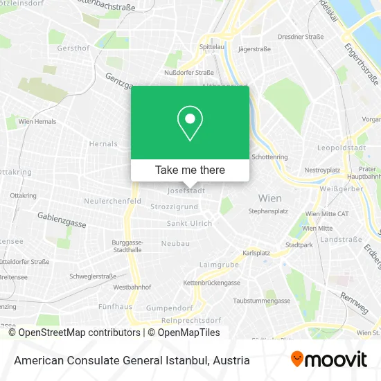 American Consulate General Istanbul map