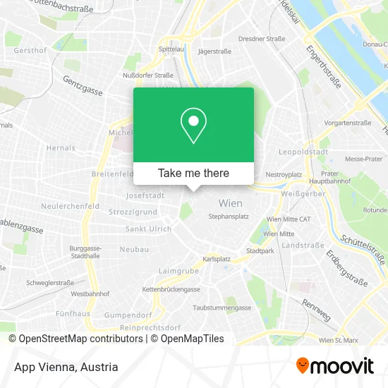 App Vienna map
