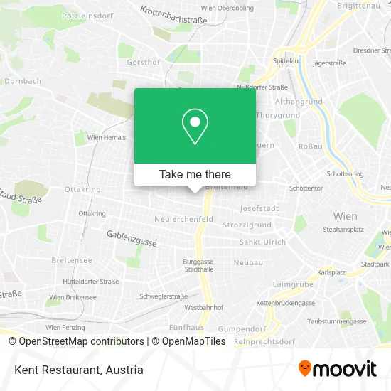 Kent Restaurant map