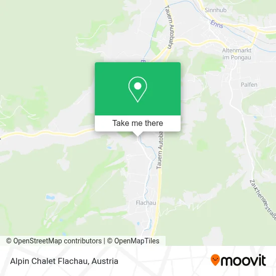 Alpin Chalet Flachau map
