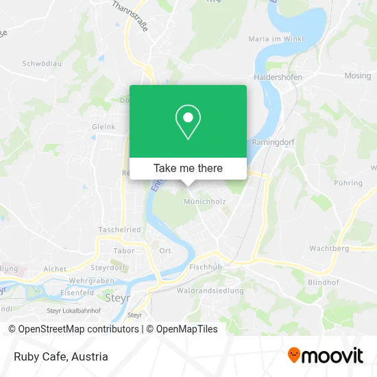 Ruby Cafe map