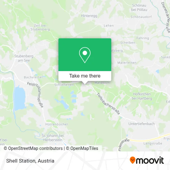 Shell Station map