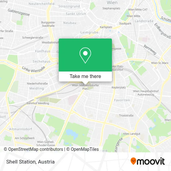 Shell Station map