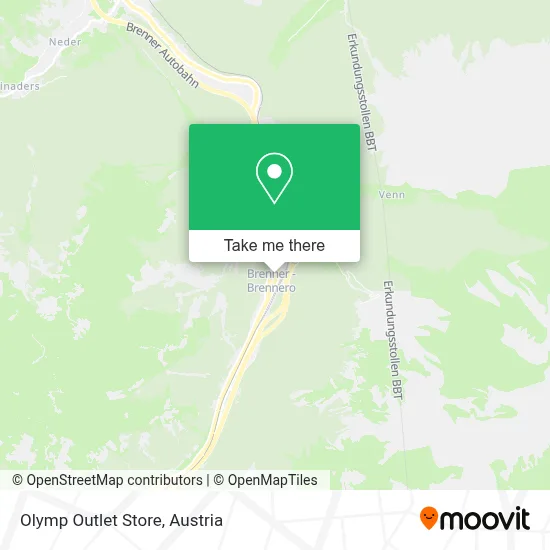 Olymp Outlet Store map
