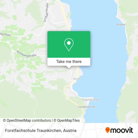 Forstfachschule Traunkirchen map