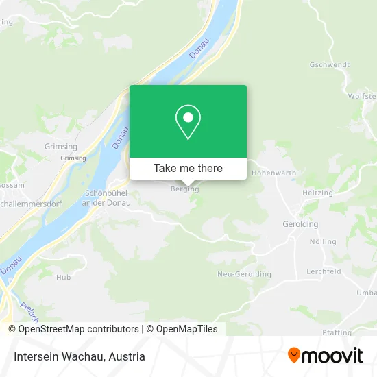 Intersein Wachau map