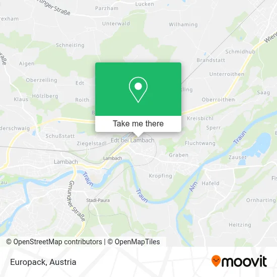 Europack map