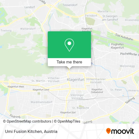 Umi Fusion Kitchen map