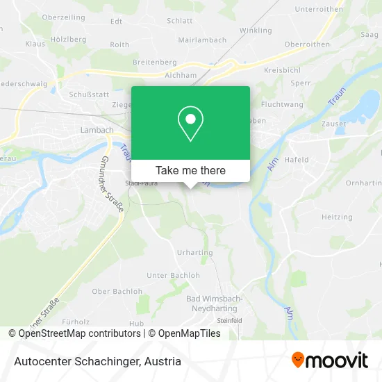 Autocenter Schachinger map