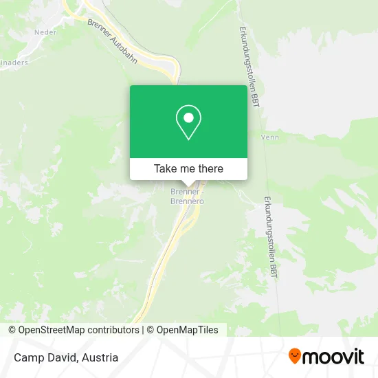 Camp David map