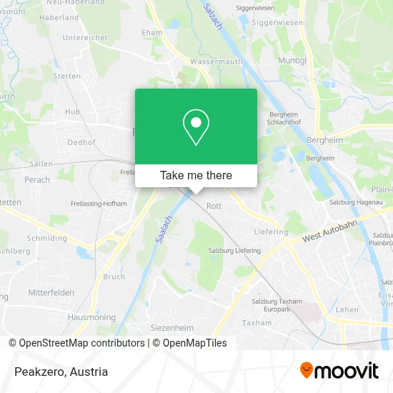 Peakzero map